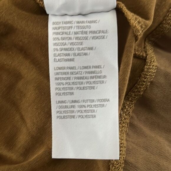 Logo by Lori Goldstein Vest Womens XS Brown Chiffon Floral Bottom Boho Hippie - Picture 7 of 8